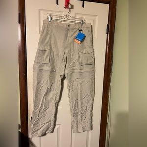 Columbia Mens Pants Size L Vintage Lined
Convertible PFG Khaki
